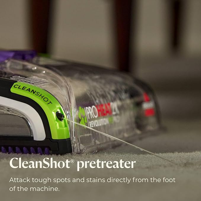 BISSELL ProHeat 2X Revolution Pet Pro Plus, 3588F, Upright Deep Cleaner, 30-minute Dry Time, Dual Dirt Lifter Powerbrush, Hose & Tool Attachment, Pet Upholstery Tool and Tough Stain Tool Included-PawvioPets