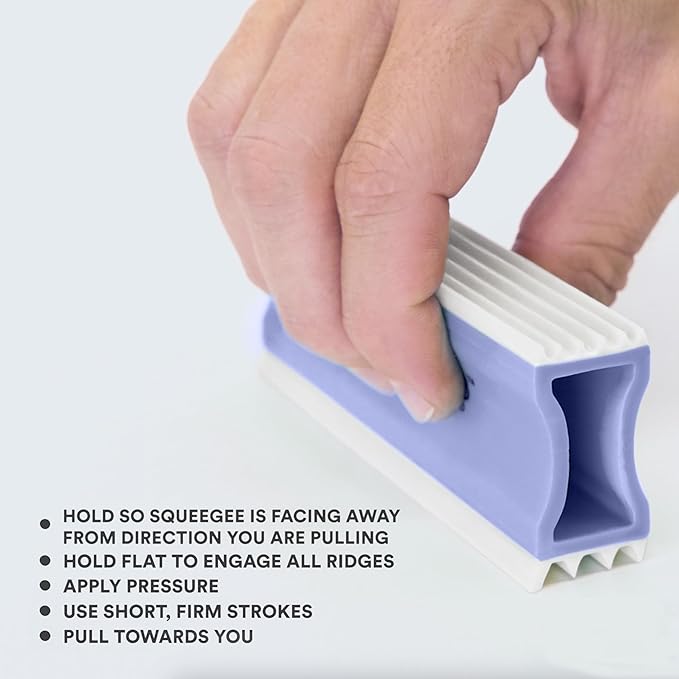 FurDozer X3 MINI Pet Hair Remover & Auto Detailing Tool - Cat & Dog Hair Remover for Carpet, Car Interior, Couch, Bedding, & Furniture - Reusable Pet Hair Removal Tool for Dog Fur & Lint, 3.5", Purple-PawvioPets