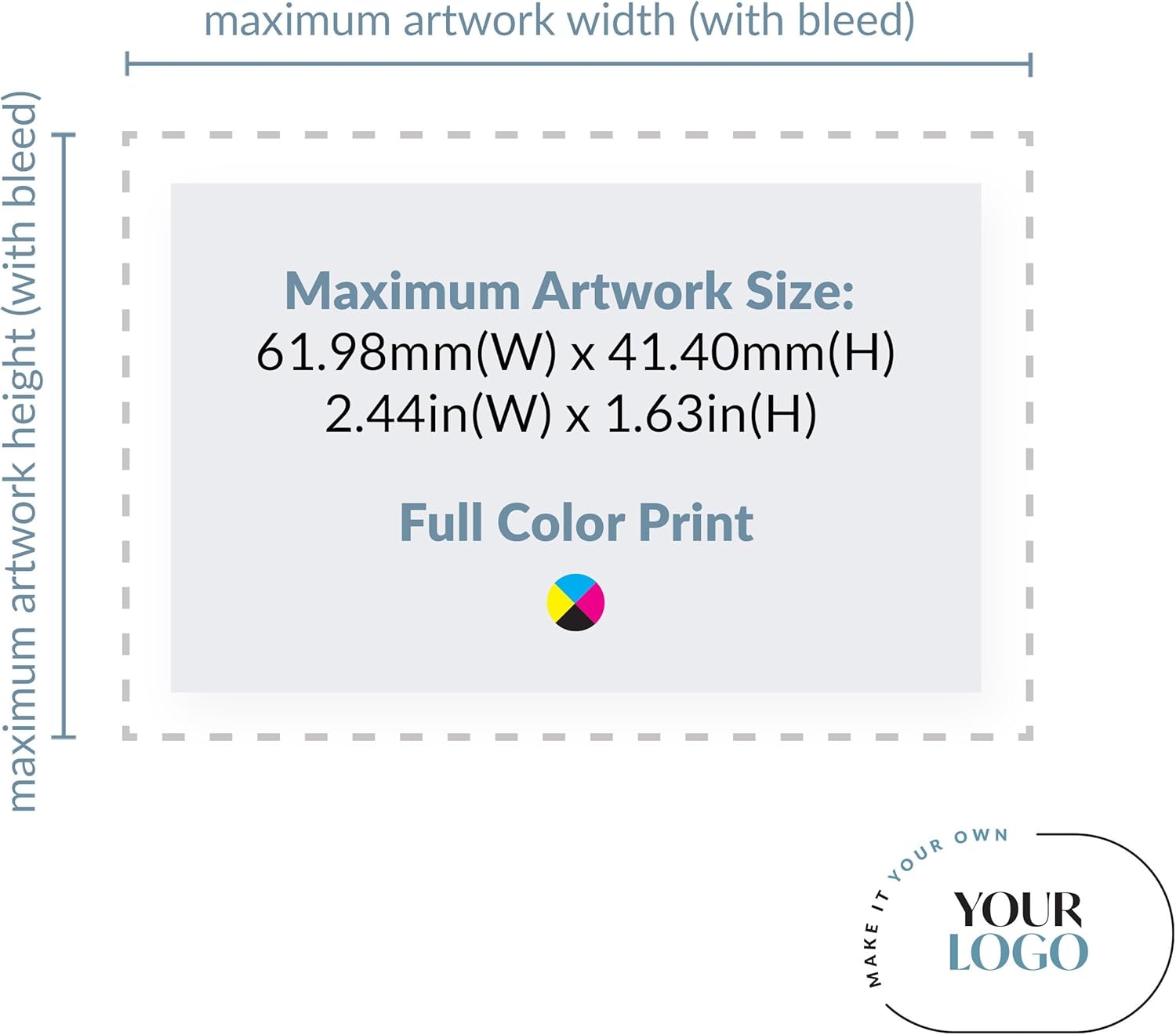 Weddingstar Matchboxes Stickers for Corporate Gift - Your Business Logo - Pack of 50 White