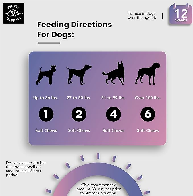 Calming Chews for Dogs - Dog Calming Treats for Anxiety & Stress Relief with Melatonin and Ginger - Aid with Storms, Grooming, Fireworks, Separation, Travel, Motion Sickness, & Sleep - 120 Chews-PawvioPets