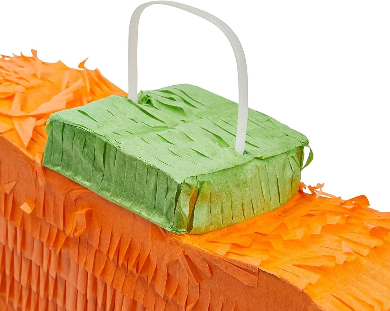 Halloween Pinata Jack-O-Lantern Pumpkin - 17 x 13 x 3 in, Orange, Corrugated Paper - 3 Pull Strings for Candy Favors & Easy Fill & Hang - Pumpkin Piñatas - Halloween Party Supplies