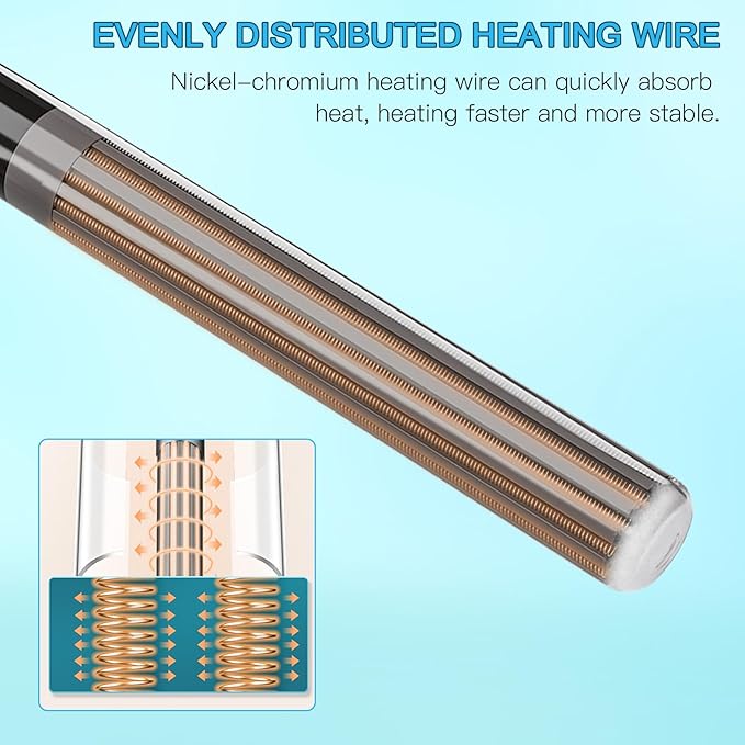 Aquarium Heater, 200W Submersible Fish Tank Heater with Precision Adjust Knob Thermostat and Suction Cup Suitable for Saltwater and Freshwater-PawvioPets