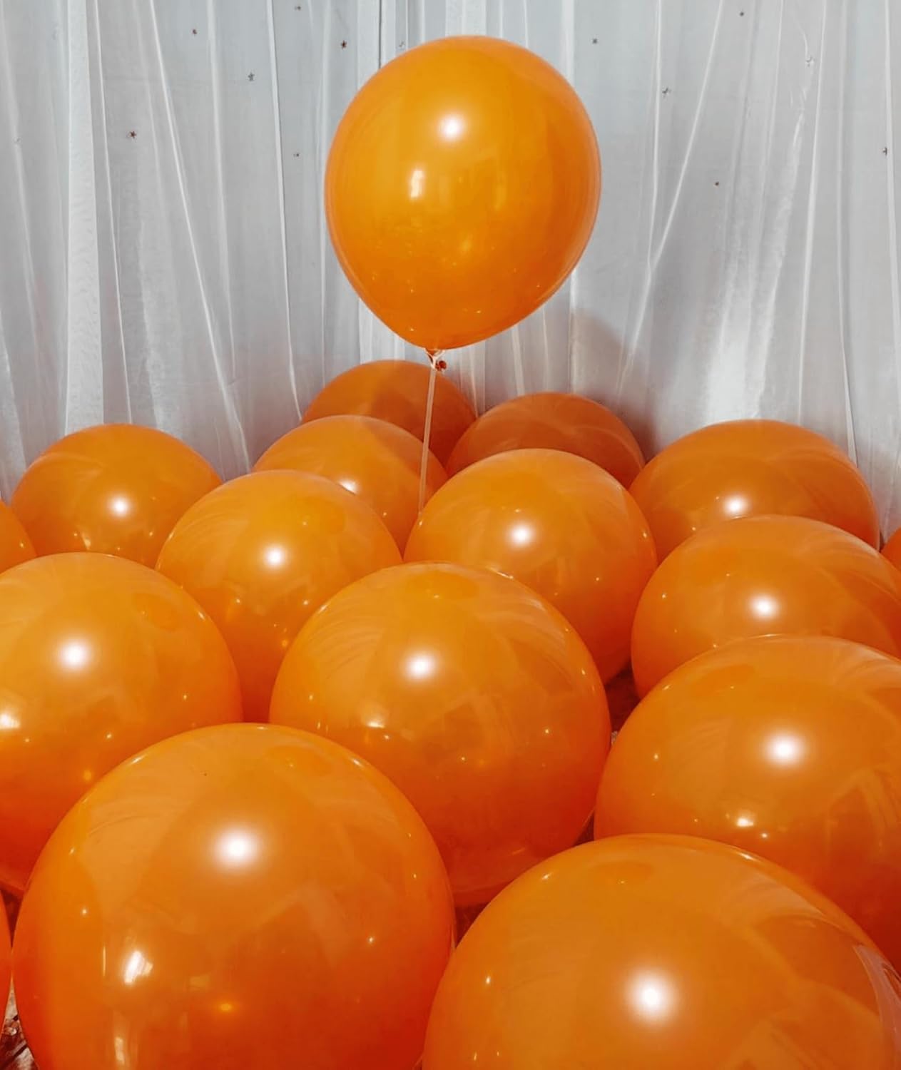 90 Pack Orange Balloons 18 inch Orange Latex Party big Balloon Bulk for Various Party Events Decorations