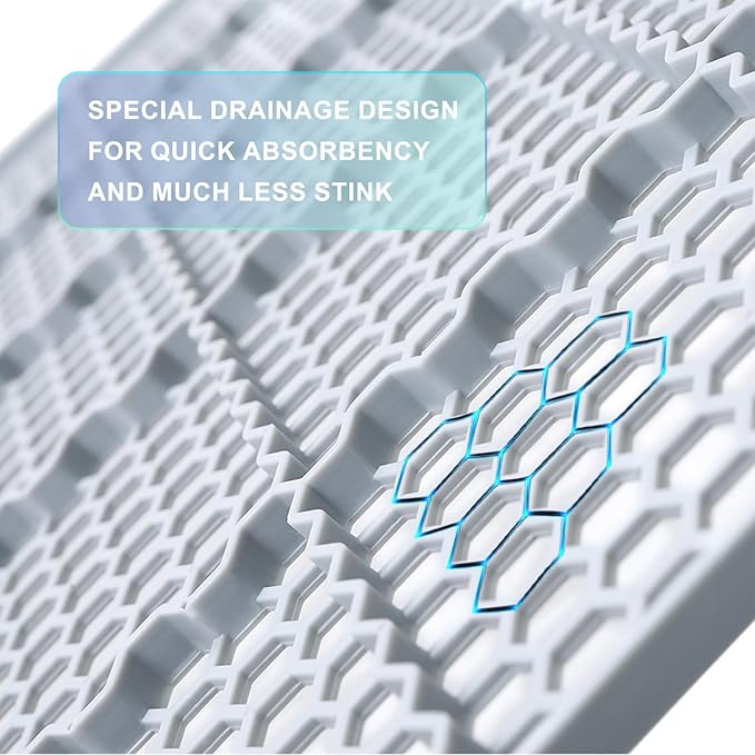 Dog Grass Pad with Tray Large 34’’×23’’, Dog Potty with Ultra-Absorbent Artificial Grass for Dogs with Hemmed Edge, Pee Pads for Dogs, Realistic, Odor Free, Litter Box for Balcony-PawvioPets