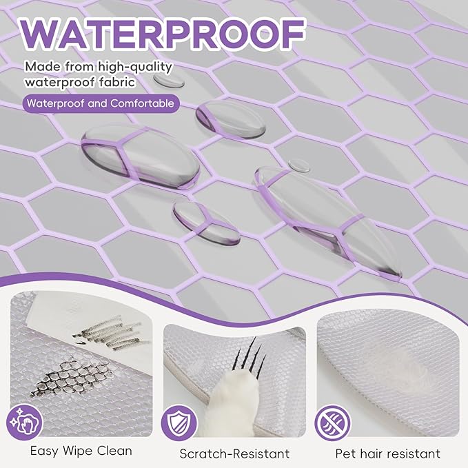 Cat Cone Collar Soft to Stop Licking After Surgery, Waterproof Lightweight Recovery Collar for Cats and Small Dogs, Elizabeth Plastic Cone Alternative, Neck Pillow to Prevent Scratches-PawvioPets