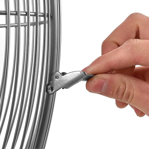 Global Industrial Deluxe Wall Mount Fan, 30" Diameter, Fixed and Oscillating Head, 3 Speed, 10,000 CFM at 1100 RPM, 1/2 HP, Tilting Head, For Indoor Use Only-PawvioPets