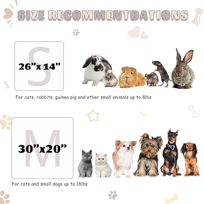 6 Pack Guinea Pig Cage Liner, Washable Guinea Pig Fleece Blankets Beding Accessories, Flannel Throw Warm Sleep Mat, Pet Pee Pads for Small Animal Hamster Rabbit Puppy Cat (30x20 Inch)-PawvioPets