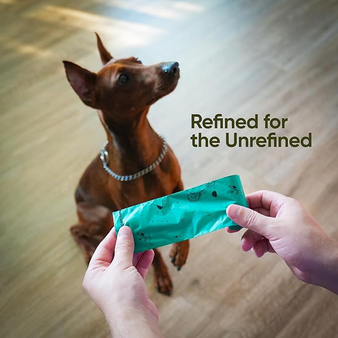 Compostable Dog Poop Bags – 270 Count Refill Rolls, TÜV OK Compost HOME Certified, Plant-Based Materials, Leakproof, Unscented, Extra Thick, Fits All Dispensers-PawvioPets