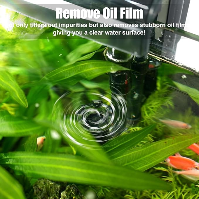 AQQA Aquarium Filter 20-50 Gallon Fish Tank Filters with Double Waterfall, Hang on Back Aquarium Filter with Bio-Wheel Power, Adjustable Flow, Quiet Efficient and Silent Operation (10W 125 GPH)-PawvioPets