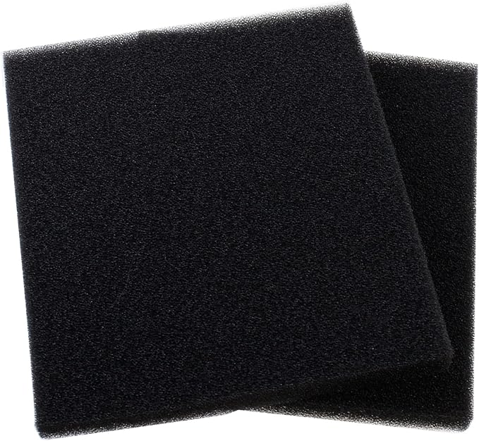 AQUANEAT 2 Pack Aquarium Bio Sponge Filter Media Pad Cut-to-Size Open Cell Foam Sheet for Fish Tank Sump (9" x 9" x 1")-PawvioPets