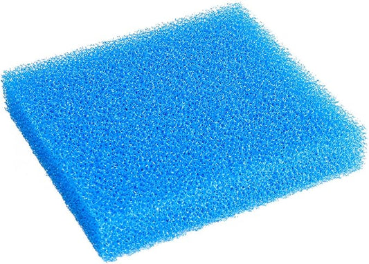 AQUANEAT Aquarium Filter Sponge Open Cell Foam Sheet Bio Sponge Filter Media Pad HMF Fish Tank Sump Divider (11" Lx 10.25" W x 2" H, Blue)-PawvioPets