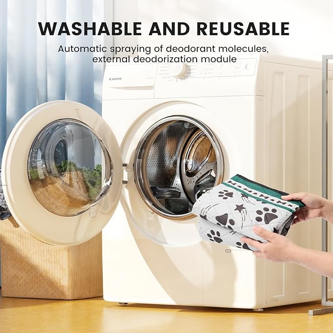 Gardner Pet Washable Dog Pee Pads, 36'' x 36'' Non Slip Dog Mats with Great Urine Absorption, Reusable Puppy Pee Pads for Potty Training - 2 Pack-PawvioPets