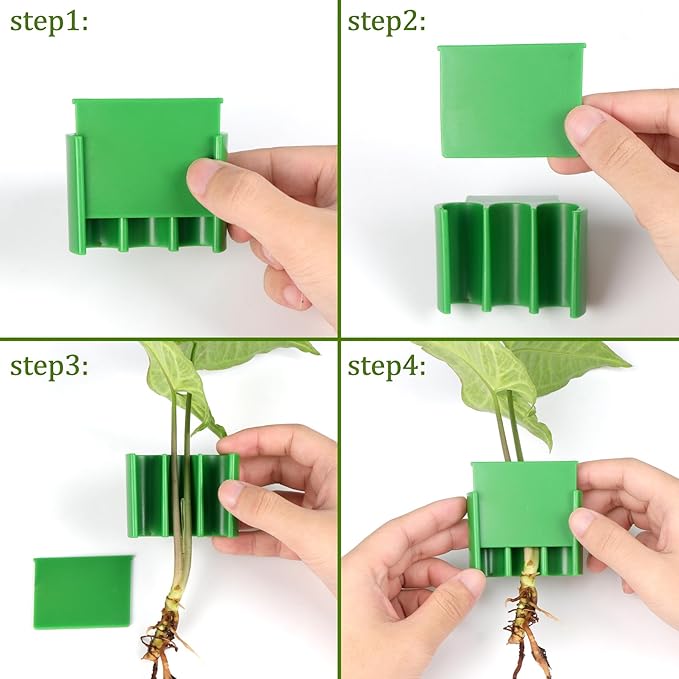 4Pcs 3 Holes Upgraded Aquatic Plant Cup Aquarium Plant Holder for Tank, Hanging Aquarium Plant Holder, Aquarium Aquatic Plant Cultivation, Aquarium Plant Decoration.-PawvioPets