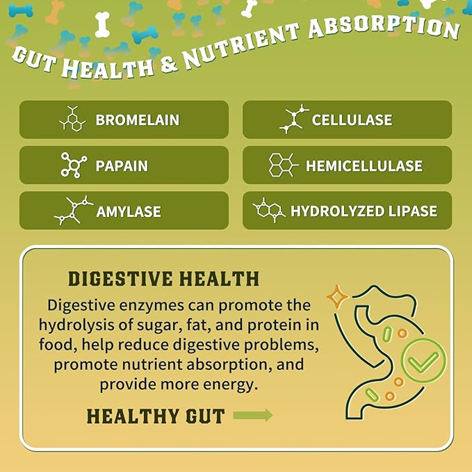 Glucosamine for Dogs, Hip and Joint Supplement for Dogs with Chicken Flavor, Anti Inflammatory, Dog's Chondroitin, Digestive Enzymes, Omega-3, Vitamin D, MSM, Calcium, Turmeric, 120 Freeze-Dried Chews-PawvioPets