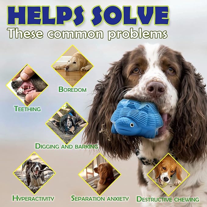 Dog Squeaky Chew Toys - Indestructible & Tough for Aggressive Chewers, Durable Toy for All Breeds, Chew Toys to Keep Them Busy-PawvioPets