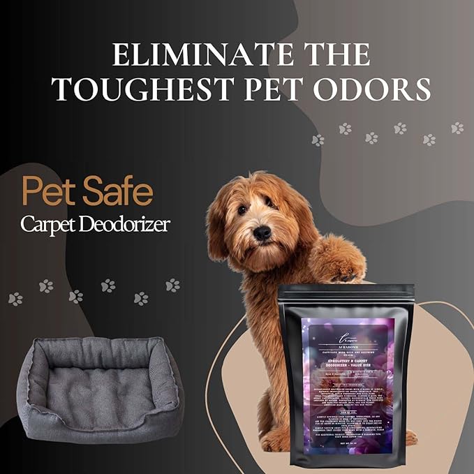 Aurabomb Carpet Freshener Powder Refill 36 oz | Powerful Odor Eliminator for Home | Upholstery Deodorizer | Carpet Deodorizer | Pet Urine | Cat Litter Box | Bombshell Fragrance-PawvioPets