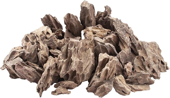 18.1 Pounds Natural Dragon Stones for Aquascaping Terrariums,Aquarium Dragon Ohko Rock (2.1 to 7.2 inch)-PawvioPets