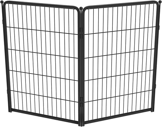 FXW Homeplus Unleashed Indoor Dog Playpen - Stress-Free and Safe Play, Heavy Duty 40 Inch 2 Wire Panels Dog Pen for Medium and Large Dogs, Black│Patented-PawvioPets
