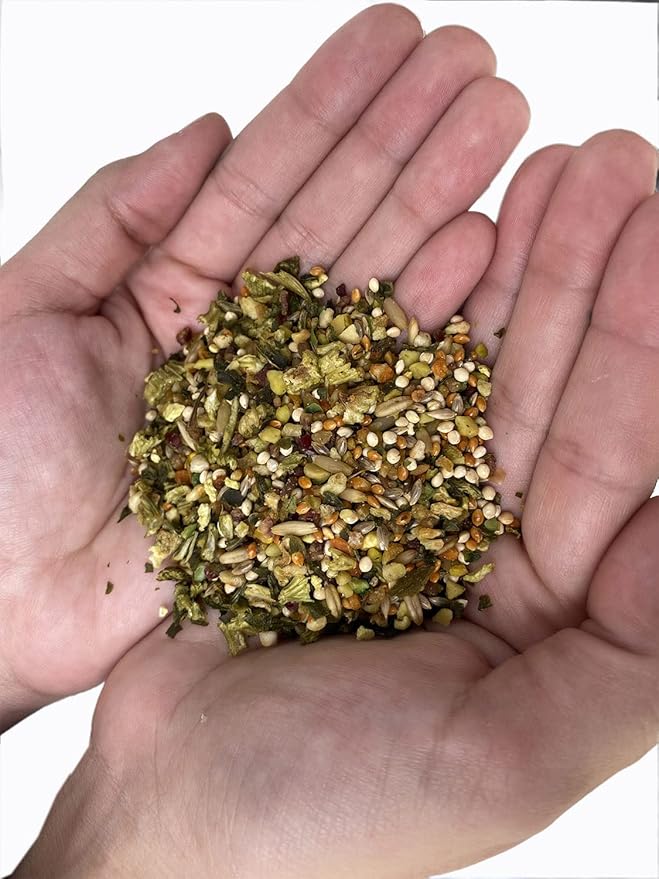 Birds LOVE All Natural Garden Blend Bird Food for Small Birds - Lovebirds, Cockatiels, Parakeets and Parrotlets 4lb-PawvioPets