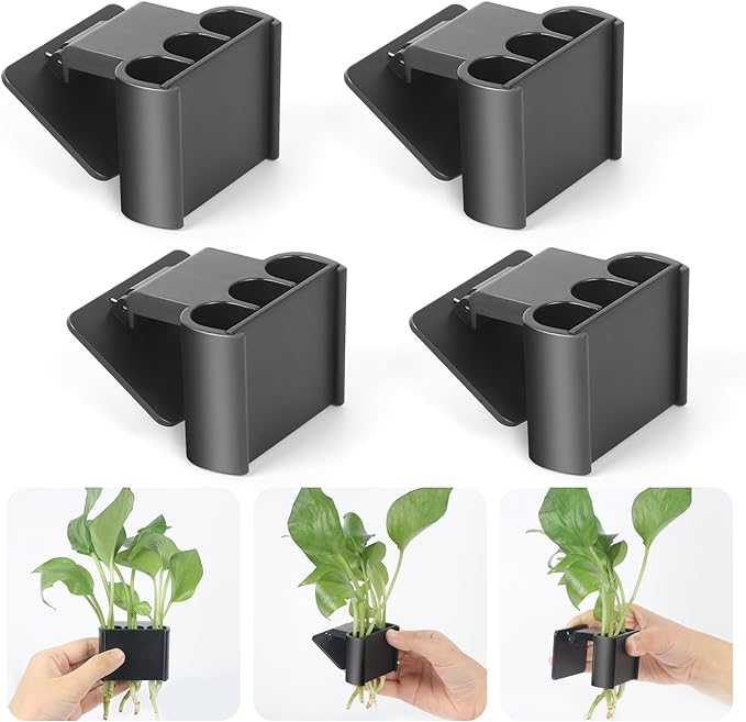 4Pcs 3 Holes Upgraded Aquatic Plant Cup Aquarium Plant Holder for Tank, Hanging Aquarium Plant Holder, Aquarium Aquatic Plant Cultivation, Aquarium Plant Decoration.-PawvioPets