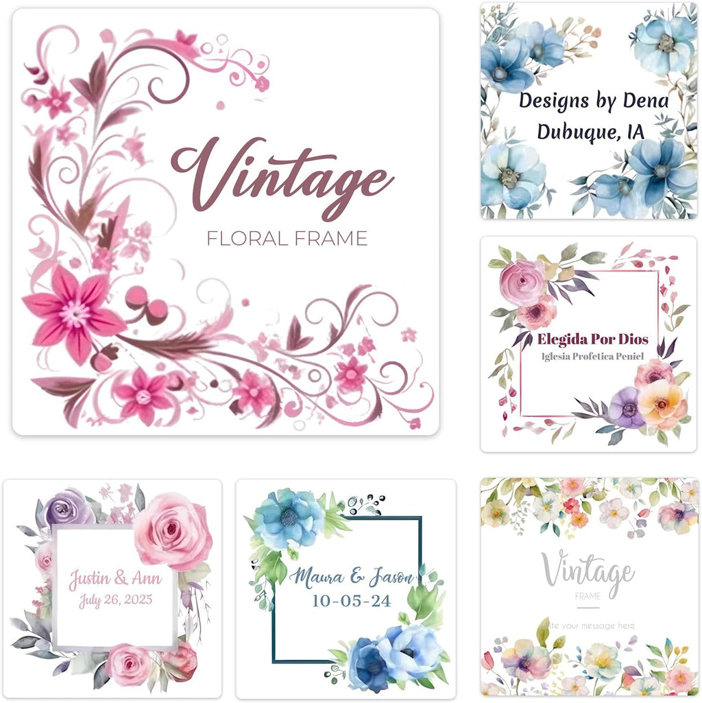 Custom Stickers Personalized Stickers Lables for Businesses Logo and Name,Birthday Party Wedding Favors Labels Custom Thank You Stickers