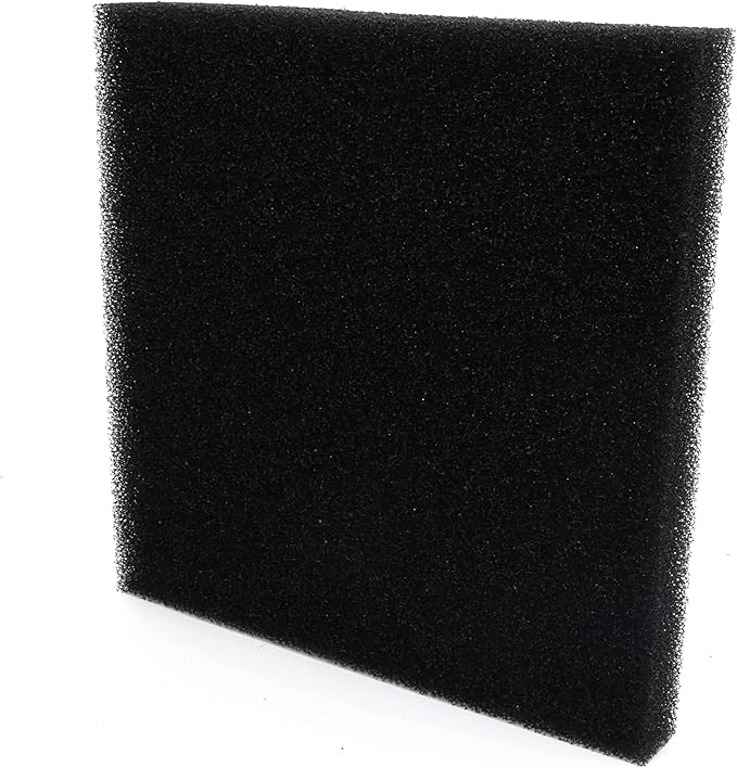 Aquarium Sponge Filter Media Pad 9 x 9 x 1 inch, Cut to Fit Biochemical Filter Bio Foam Pad, 2 Pcs-PawvioPets