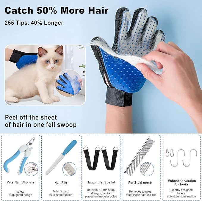 Dog First Aid Kit - Pet First Aid Kit for Dogs Pet Emergency Kit with Grooming Hammock Harness Nail Clipper First Aid Supplies for Home Camping-PawvioPets