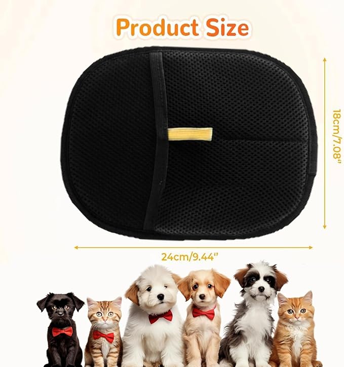 2Pcs Pet Hair Remover Glove, 2025 New Upgrade Electrostatic Gloves Pet Hair Removal ， Reusable Pet Hair Remover Glove，Gloves for Furniture Bed Sheets Couch Clothes Carpet Car Seat-PawvioPets