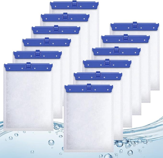 Aquarium Filter Cartridge for Tetra Whisper Bio Bag Power Filters, 12 Pack Large Filter Cartridges for Tetra Repto Filter-PawvioPets