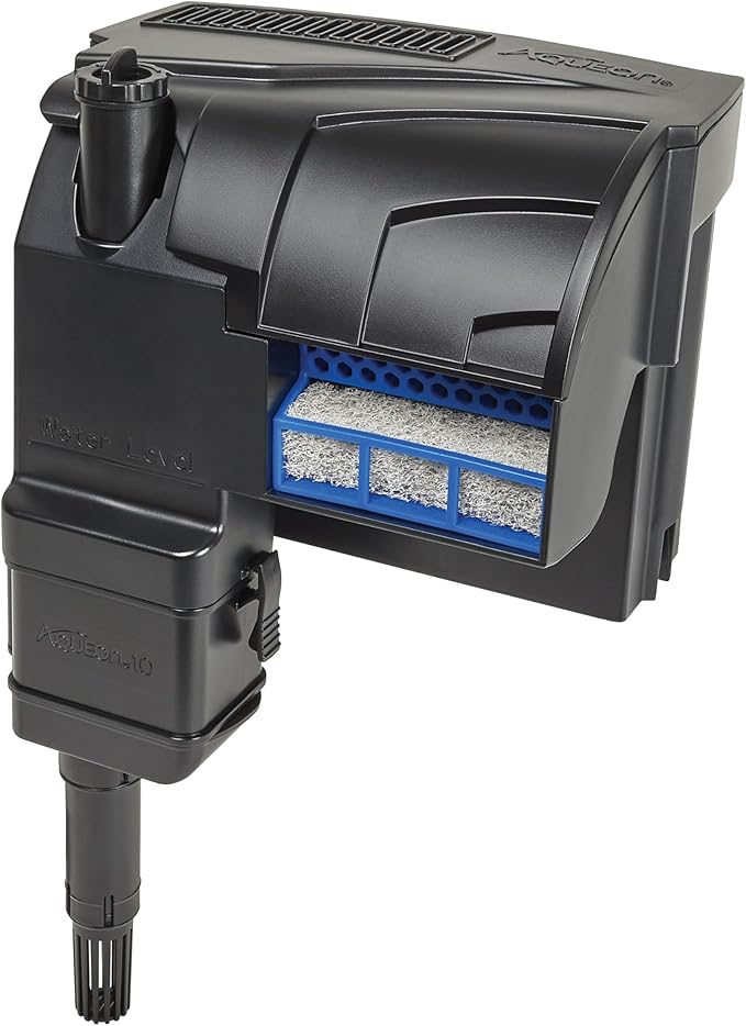 Aqueon Aquarium Fish Tank SmartClean Power Filter with EcoRenew Filter Cartridge, 10-20 Gallons-PawvioPets