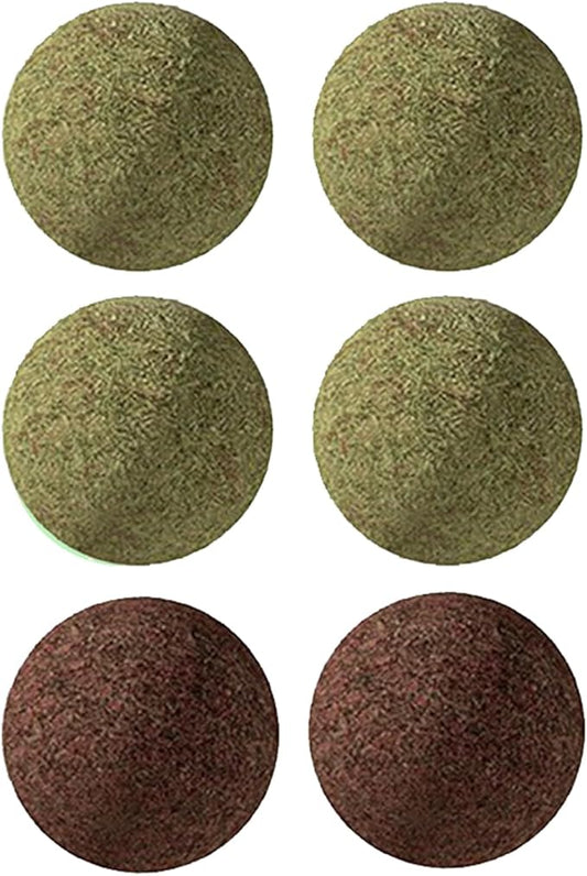 4 Replaceable Catnip Balls and 2 Gall Fruit Balls-PawvioPets