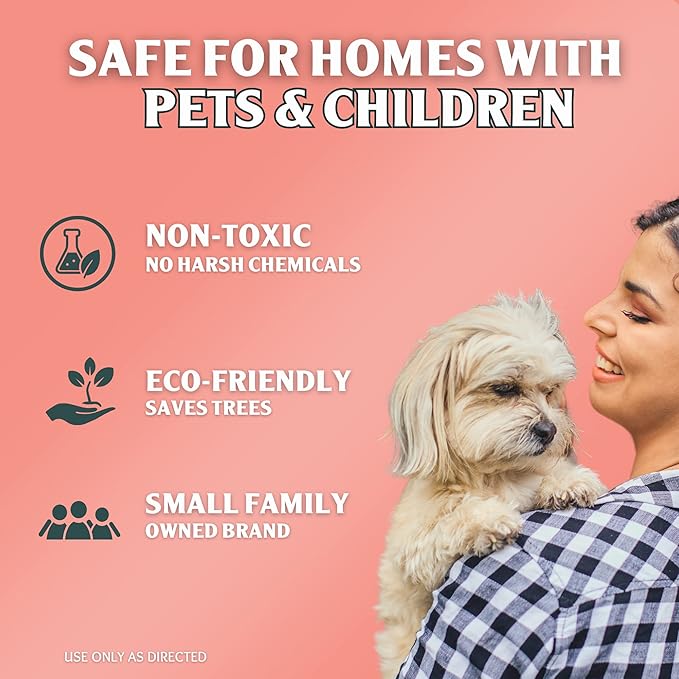 Dog Pee Cleaner | Pet Accident Cleanup Powder | Vomit Cleanup Kit for Hard Surfaces | Puppy Potty Training Aid | Dog Diarrhea Accident Absorbent | Non-Toxic Odor Remover-PawvioPets