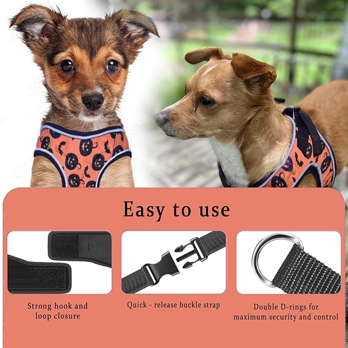 Comfort Fit Dog Harness – Adjustable No-Pull Vest for Small, Medium & Large Dogs – Soft Padded Step-in Design for Easy Control – Ideal for Walking, Running & Training – All-Weather Premium Dog Vest-PawvioPets