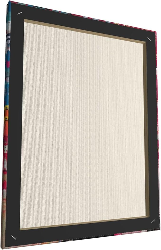 Fashion Women Wall Art Glam Modern Artwork for Girls Banksy Street Graffiti Pop Art Canvas Pictures Painting Print Framed Decorations Gifts for Bedroom Living Room Office 12"x16"-PawvioPets