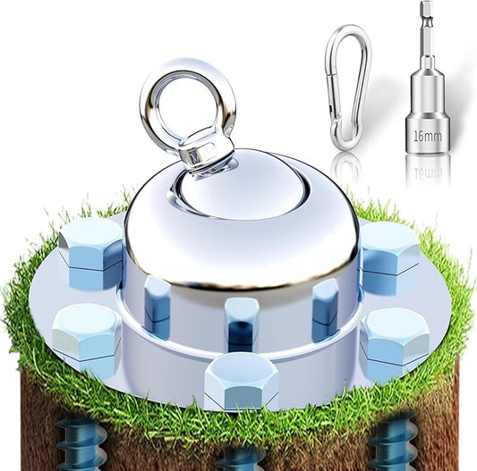 360° Swivel Dog Tie Out Stake Dog Anchor - 2025 Upgrade - Heavy Duty Stainless Steel Dog Yard Stake for Small to Large Dogs 6 PCS Dog Tethers Holds 1500Lbs of Pull Force Great for Yard Camping Outdoor-PawvioPets