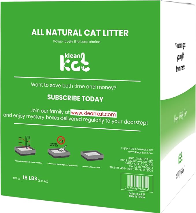 All Natural Clumping Cat Litter – Multiple Scents – Low Dust, Odor Control – (Aloe Vera) 18 lb - Surprise Toy Inside-PawvioPets
