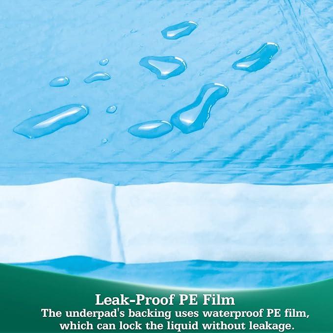Disposable Bed Pads 30" x 36" [75 Count] Adult Incontinence Underpads, Heavy Duty Absorbent Pee Pad, XL Chucks Leakproof, Extra Large Puppy Training Pad, Waterproof Baby Changing Pad-PawvioPets