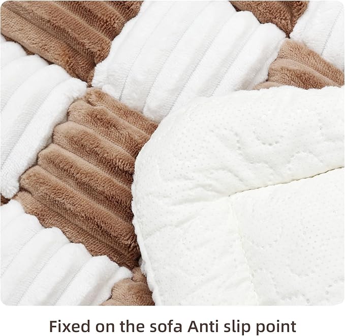 Dog Bed Mat for Car Back Seat Extenders, Washable Non-Slip Travel Cover for Back Seat - 24.8"x54", Brown-PawvioPets