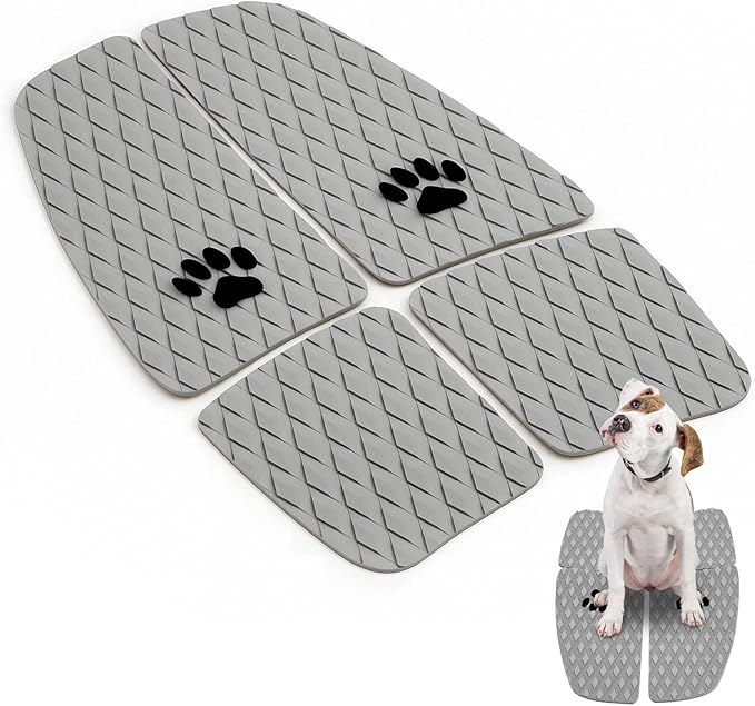 Dog Traction Pad Dog Paddle Board Kayak Accessories 21.2 x 15.3 Inch Non Slip Deck Grip Mat Surfboard Traction Good Grip EVA Foams for SUP Skimboard Paddleboard Surfboard-PawvioPets