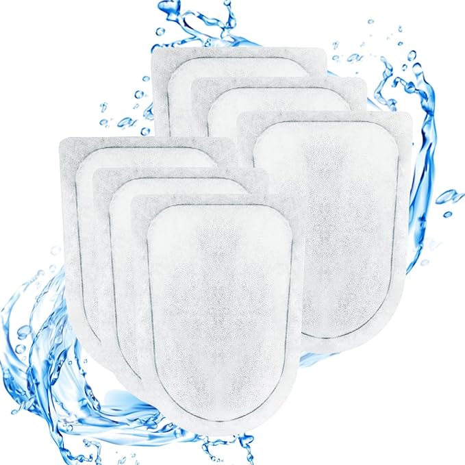 6 Pack Large Replacement Fish Filter Cartridges Aquariums,Carbon Filter Cartridges Compatible with Whisper EX30 EX45 EX70 Filters-PawvioPets