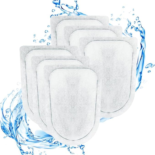 6 Pack Large Replacement Fish Filter Cartridges Aquariums,Carbon Filter Cartridges Compatible with Whisper EX30 EX45 EX70 Filters-PawvioPets