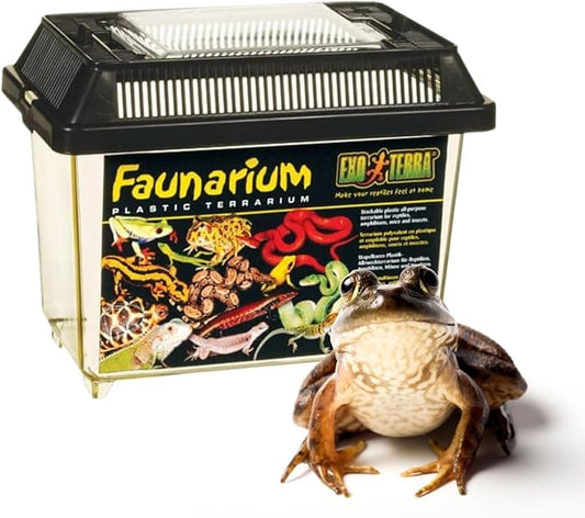 Exo Terra Faunarium, Plastic Reptile Terrarium, Large, PT2265-PawvioPets