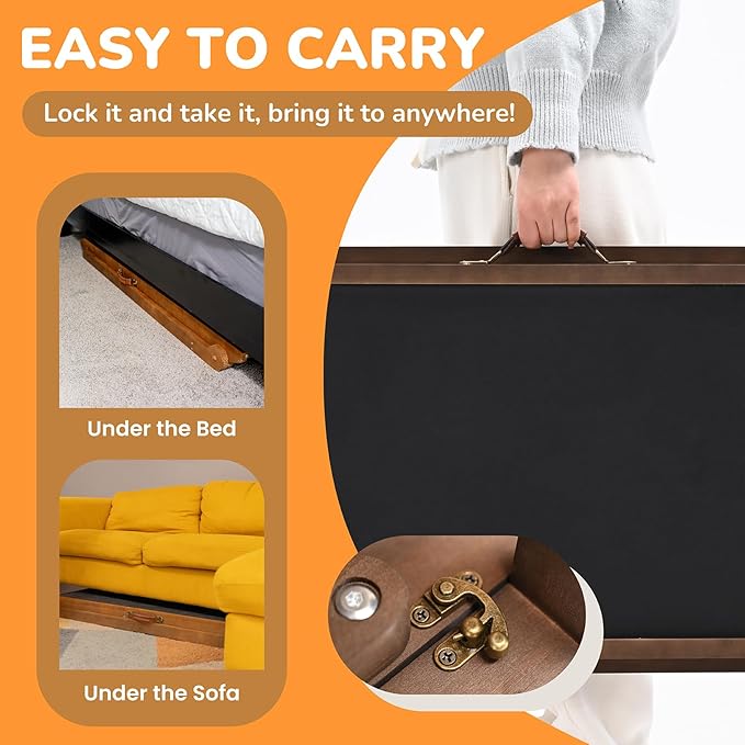 Dog Ramp for Bed, 5 Level Adjustable Dog Ramp for High Beds, Upgrade Rubber Mat High Traction Ramp with Safety Rails, Folding Pet Ramp for Bed, Couch,SUV, Natural Wood Pet Ramp for Small & Old Dogs-PawvioPets