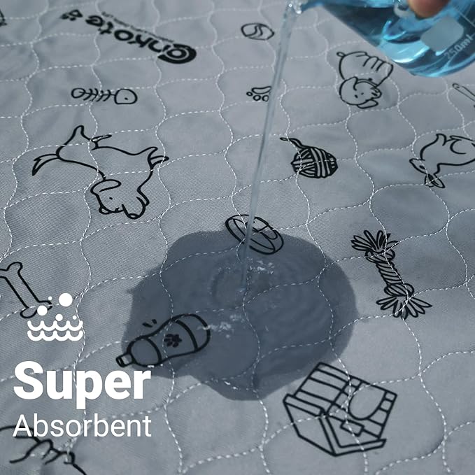 Conkote 72"x72" Washable Pee Pads for Dog Extra Large, Reusable Pee Pads Thick and Heavy Absorbency, Dog Playpen Mat Waterproof Puppy Training Pads for Playpen, Crate, Floor, Bed, Sofa, 1 Pack-PawvioPets