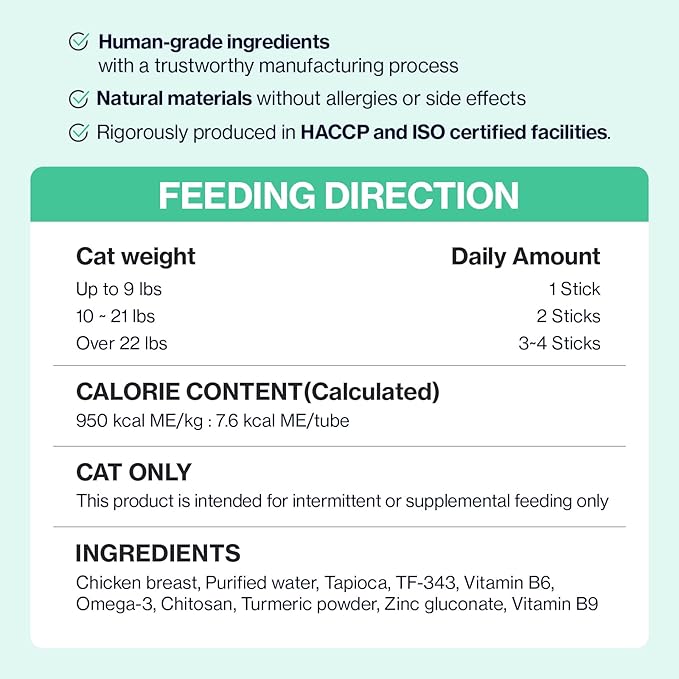Dr.by Cat Breath Bronchial Supplements Cat Sneezing Treatment Asthma Cold Cough Nose Relief Respiratory&Immune Support with TF-343-30 lickable Formula Individually Packaged, Chicken (3 Packs (25.5OZ))-PawvioPets
