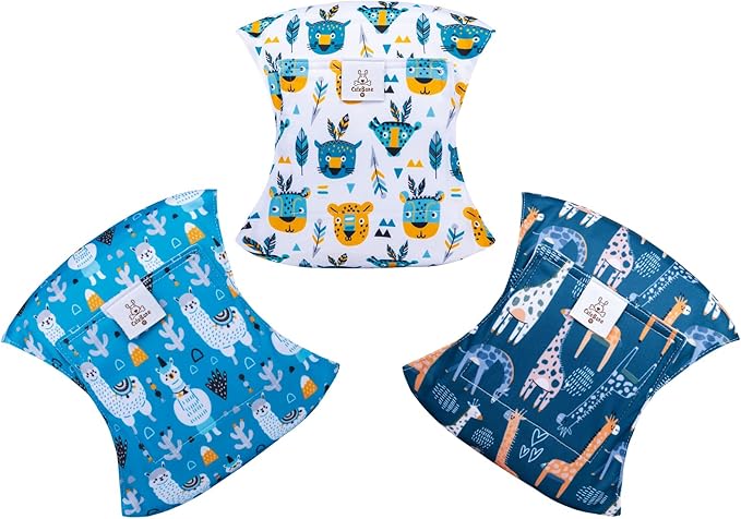 CuteBone Dog Diapers Male Washable Belly Band for Male Dogs Wraps 3pcs a Pack DM43XS-PawvioPets