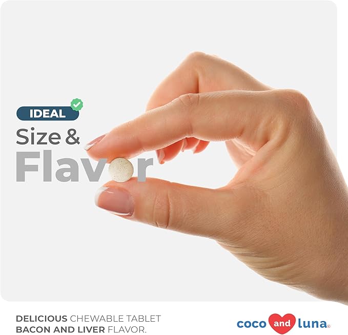 Eye Support for Dogs - 120 Chewable Tablets - Supplements for Vision, Eye Vitamins for Dogs, with Cod Liver Oil Antioxidant, Omega 3 EPA and DHA Fatty Acids.-PawvioPets