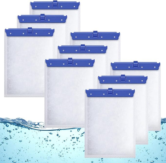 Aquarium Filter Cartridge for Whisper Bio Bag Power Filters, 9 Pack Assembled Large Filter Cartridges for Fish Turtle Tank Aquarium-PawvioPets