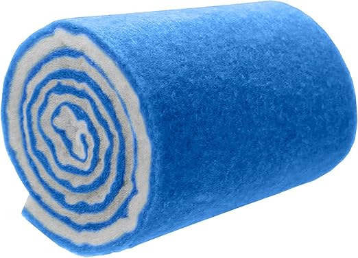 Big Kahuna Aquarium Filter Floss Rolls – 12-inch Pond and Aquarium Filter Media – 1-inch Thick Wet/Dry Aquarium Filter Pad – Bonded Filter Media Pad for Freshwater or Marine Aquariums, Ponds – 6ft-PawvioPets