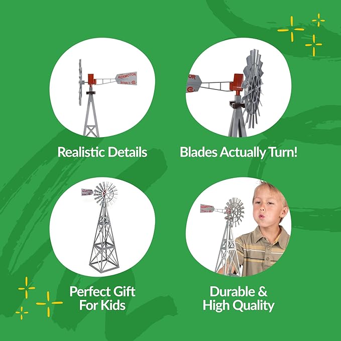 Big Country Toys Aermotor Windmill - 1:20 Scale-PawvioPets